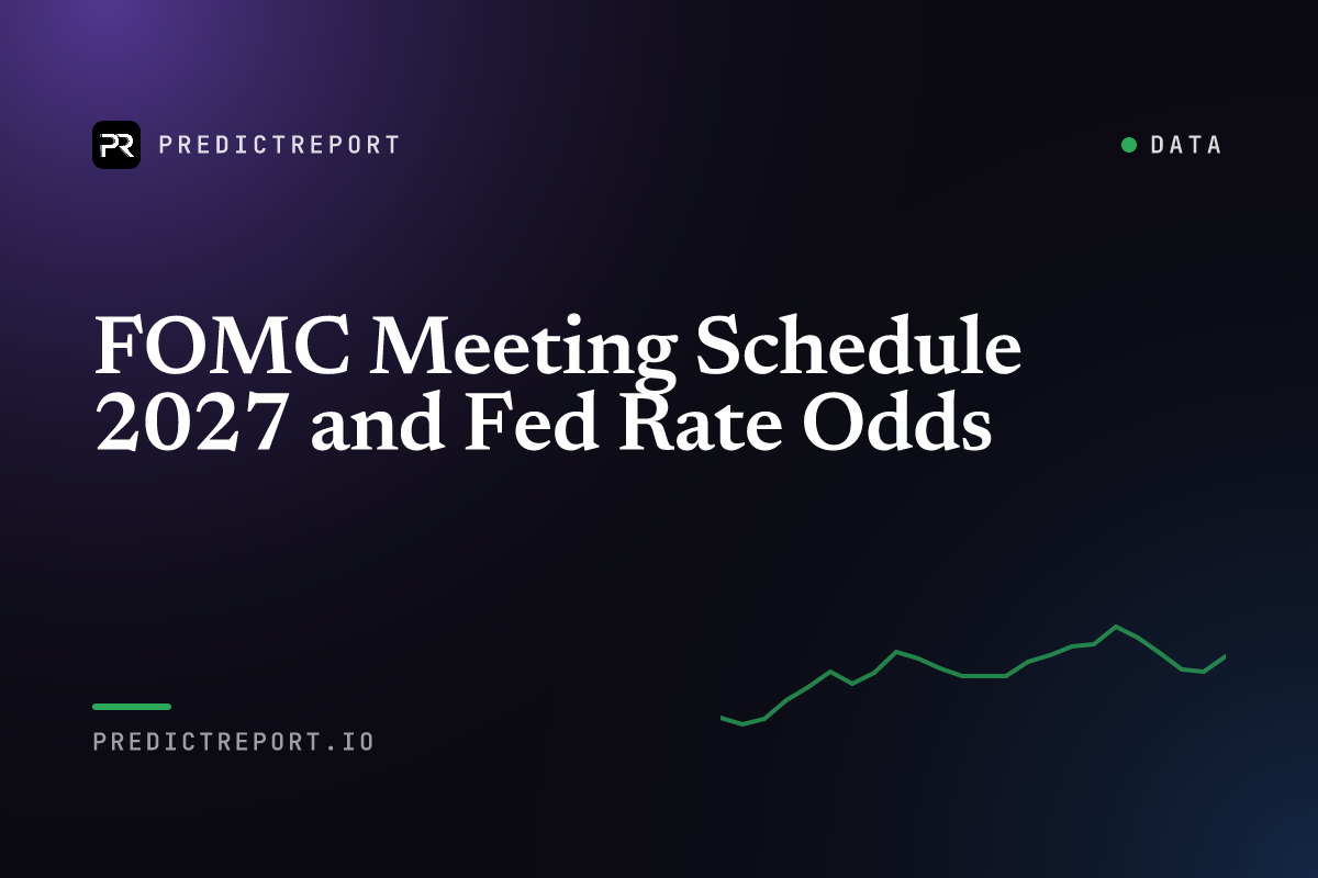 FOMC Meeting Schedule 2027 and Fed Rate Odds