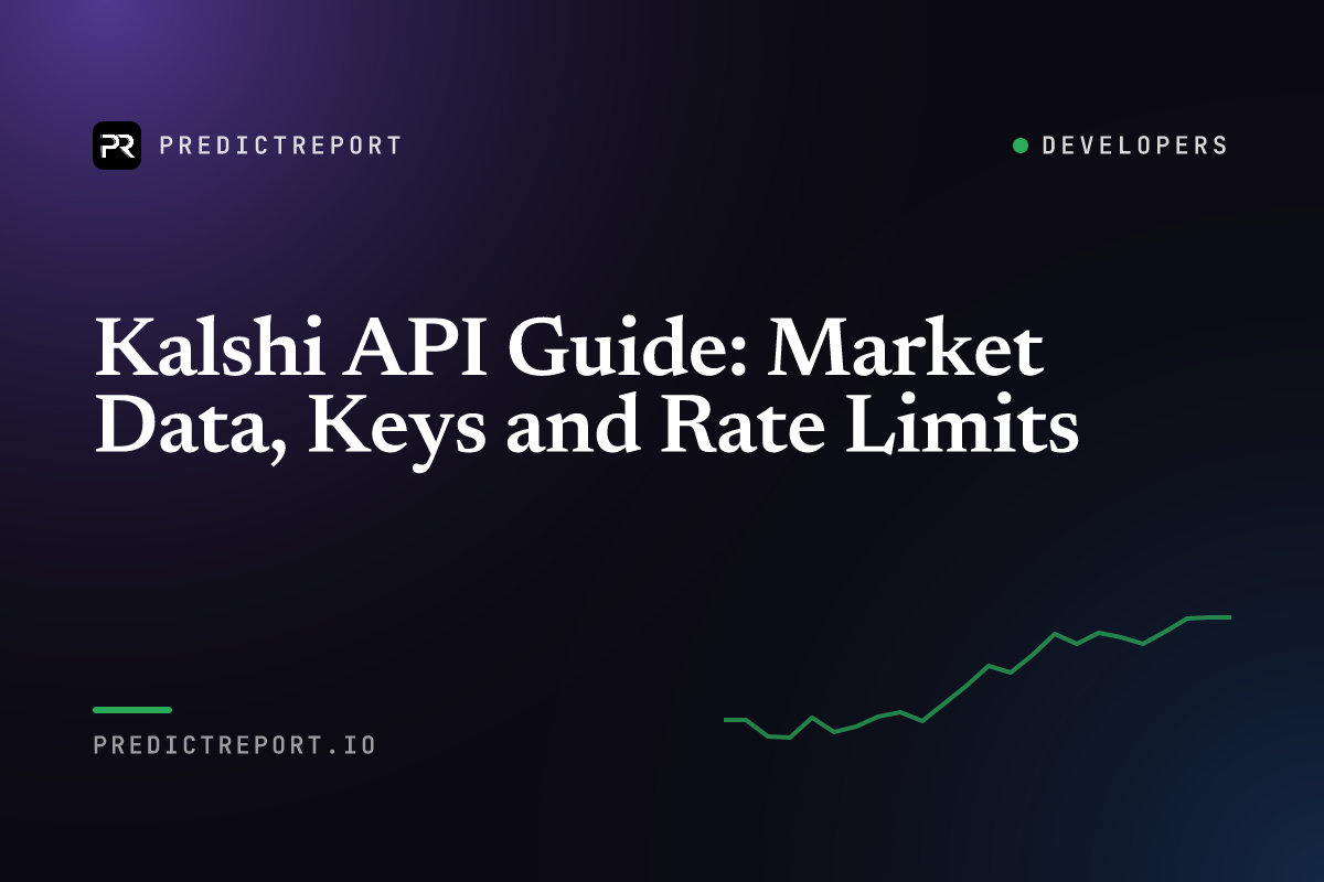 Kalshi API Guide: Market Data, Keys and Rate Limits