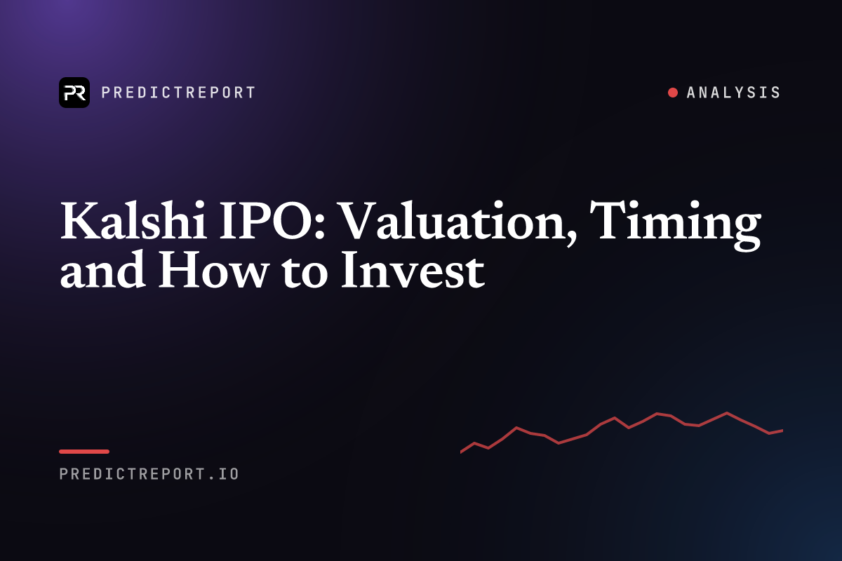 Kalshi IPO: Valuation, Timing and How to Invest